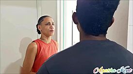 Yo, paying for shower repair with Brazilian pussy action was wild! 😂