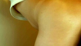 uncensored japanese girl bent over for horny fucking and cum