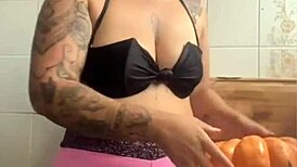 redhead bbw cums on bbc over n over again