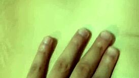 Discover The Beauty Of Her Natural Tits And Belly During An Amateur Massage