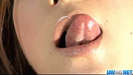 Nasty teen craves cock while toying her tight Asian pussy for fun.