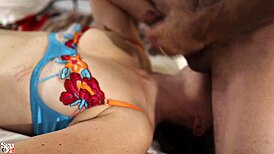 Hey, check this French amateur in leather pants and satin lingerie getting pounded doggystyle!