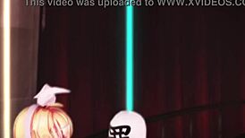 Blonde Kagamine Rin Moans in 3D Sex Dance