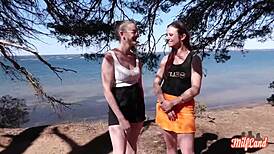 ARIANNA ET ANGELINA, MILFS PLANTUREUSES, SHARE A HARD FRENCH COCK!