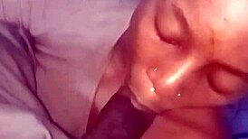 Teaching my 18+ teen slut sloppy blowjob and deepthroat skills