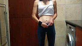 Pisswhore's Wet Jeans Striptease