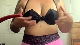 redhead bbw cums on bbc over n over again