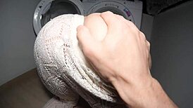 Stepsister's round ass seduced me - can I resist filling her juicy hole with my big cock?