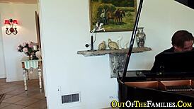 real stepsis swallows cum from monster cock in hardcore fetish scene