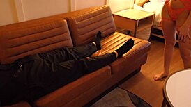 Horny Hotwife Sucks and Fucks Stranger on Vacation