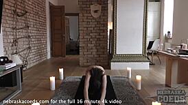 Rebeka Ruby Doing Nude Yoga In My Living Room!