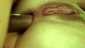 babe takes a hot cumshot right on her tight asshole after a wild session.