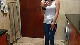 Pisswhore's Wet Jeans Striptease