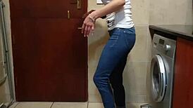 Pisswhore's Wet Jeans Striptease