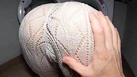 Stepsister's round ass seduced me - can I resist filling her juicy hole with my big cock?