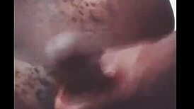 Yo, watch me jerk my big black cock live homemade!