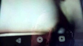 Wife Gives Handjob Show While Spying