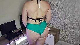 trying on bikinis in this pawg haul