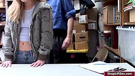 Shoplifter Kate and LP's hardcore fuck!