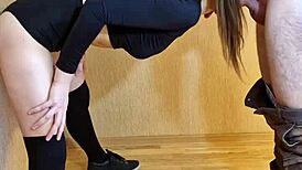 Stranger Intensely Fucks Slim Tanned Girl Next Door With Monster Cock