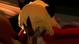 So, there’s this group with 5 furry folks getting wild, showing off big asses and natural tits while going hard with blowjobs and anal