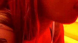 Married woman pulls panties aside in chemical toilet for blowjob after dick photo tease