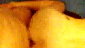 girl bent over getting fucked doggystyle with dick sleeve