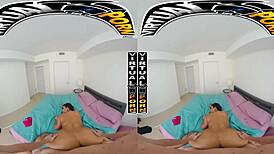 I'm watching virtual porn where gorgeous ashlyn peaks in a swimsuit makes tony rubino crazy to fuck her, and it's driving me nuts!