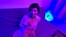 CUTE ALT TEEN 18+ FUCKS LUCKY GUY AND ENDS WITH HER MOUTH FILLED WITH CREAMY CUM PREVIEW