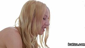 attractive tiny teen gets her twat and anal nailed