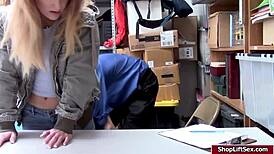 Shoplifter Kate and LP's hardcore fuck!