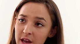 redhead stepmom gets into wild scissoring with teen sub after intense licking. it’s pure taboo heat.