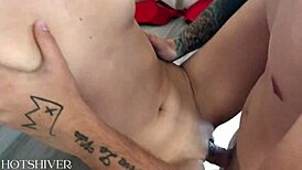 pilfer4k - teen caught stealing in fitness department, mall cop takes custody - mackenzie mace