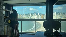 He called me to his duplex and I fucked that pretty black babe hard