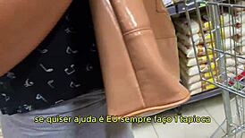 found the teen girl from the gym shopping and invited her part 1