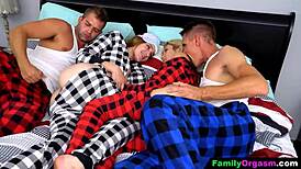 Depraved fathers sneak into stepdaughters' beds for taboo fun