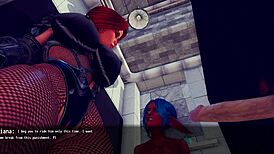 The player faces negative influences in Mental Blast Part 3.