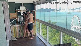 He called me to his duplex and I fucked that pretty black babe hard