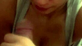 betty deepthroats with her big tits bouncing