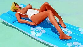 Doa he f9 s features tanned models in nude panties