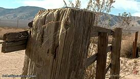 Big cock sheriff ties up and fucks two students outdoors with choking and gagging. 😈