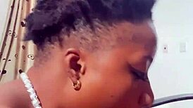 Hell yeah! Naija babe Candy sucks big cock