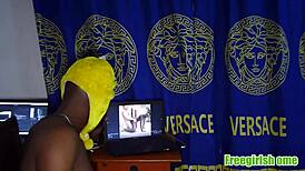 i got so horny and fucked my friend, then she called a dirty old man to fuck me