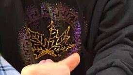 Skinny Amateur Wife Enjoys a Smoke While Giving a Sloppy Blowjob with Cum in Mouth