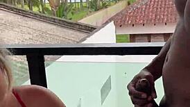 I Licked the Buff Brazilian Stud While Boyfriend Filmed Jefão