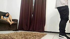 Intriguing Desire For Technician In Dress Without Panties Hoping For Encounter With Young Amateur