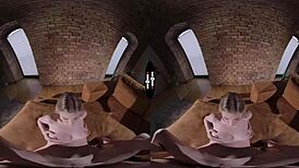 wedding night blowjob in dark vr 😍