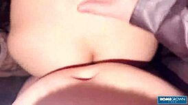 Scarlet Taylor and busty ebony Juliana share dicks in amateur group casting interview