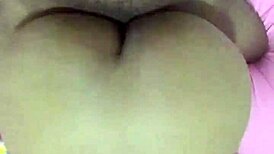 Babe bent over in dorm bedroom, roommate gives her deep doggystyle fucking