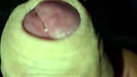 Huge cock explodes cum on sexy t-shirt.